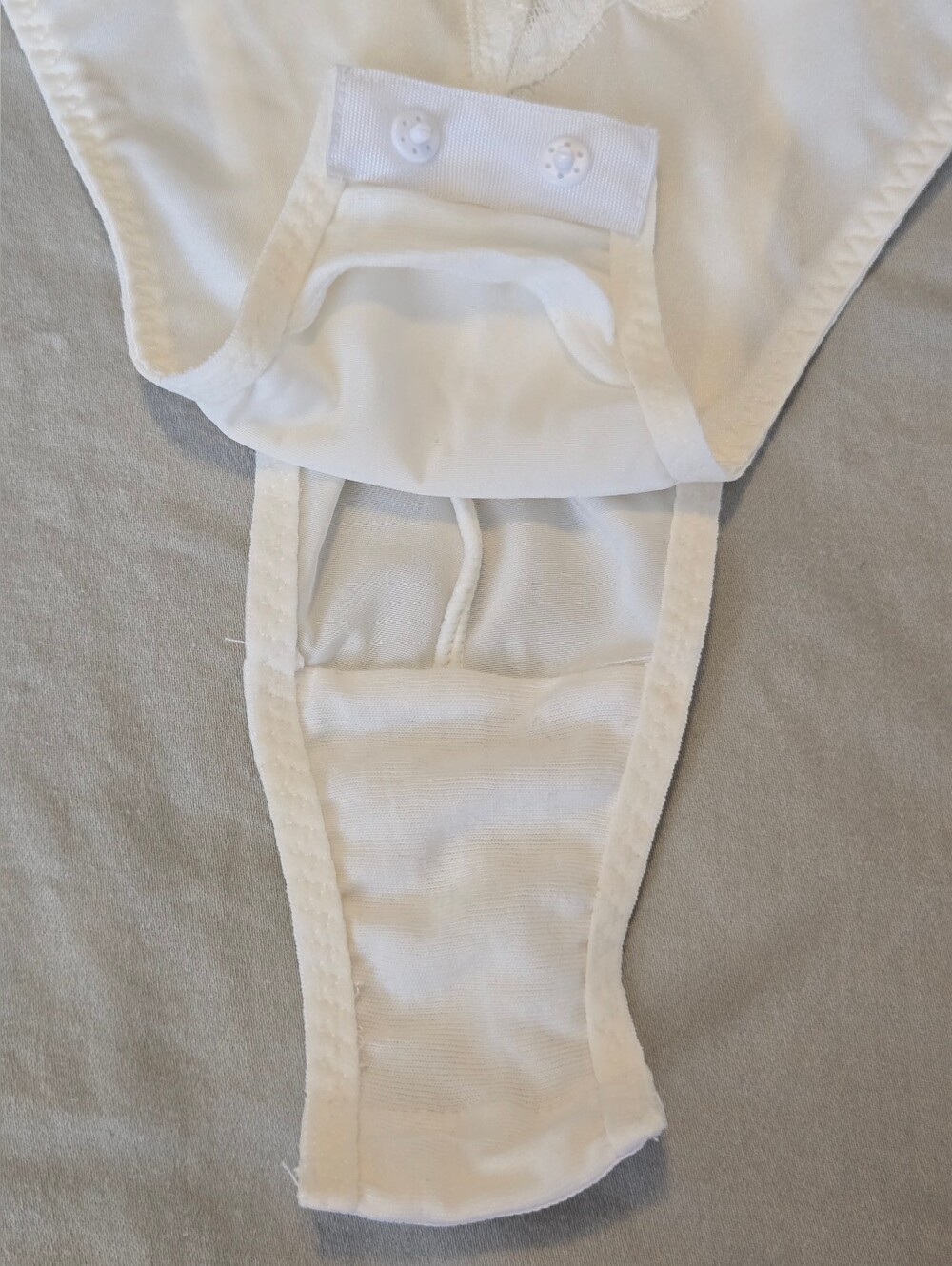 La SENZA White Lace Plunge Teddy Bodysuit XS - Picture 8 of 11